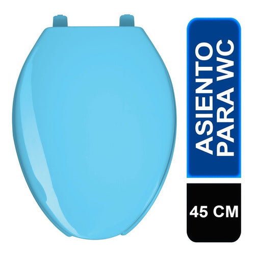 Asiento Para Wc, 45 Cm, Azul Foset 47036