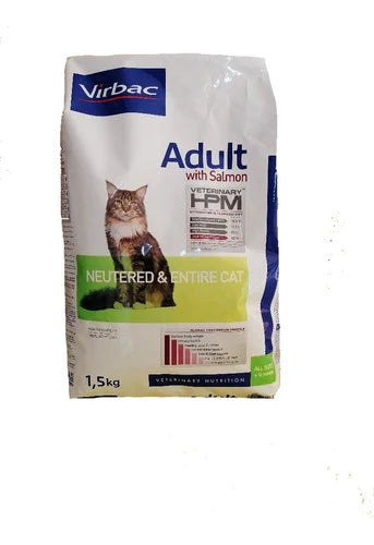 Alimento Hpm Adult With Salmon Neutered & Entire Cat 1.5 Kg