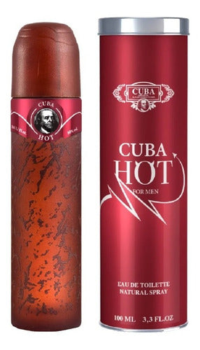 Perfume Cuba Hot Hombre 100 Ml Eau De Toilette Nuevo
