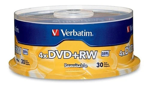 Disco Dvd+rw 4x 4.7 Gb Campana Con 30 Pi