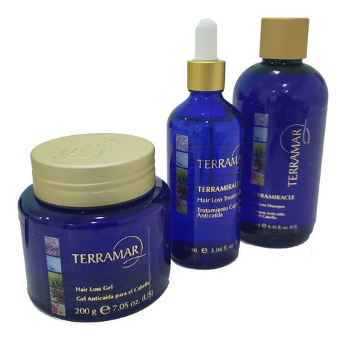 Tratamiento Anticaida Cabello Terramar + Shampoo + Gel