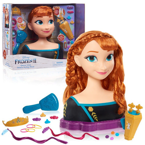 Juguete  Cabeza De Muñeca Para Peinados Disney Frozen Anna