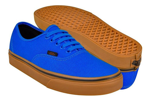 Tenis Vans Mujer Azul Casual Authentic Gum Vn0a38emmp8