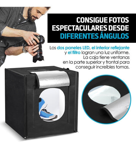 Caja De Luz Para Fotografía Profesional Portátil Redlemon