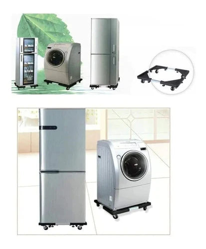 Base Soporte Movil Ajustable Refrigerador Lavadora Mueble