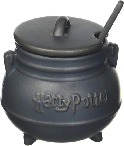Harry Potter Taza Caldero Con Cuchara Negro 591ml Ceramica