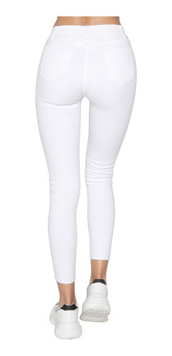 Jeans Mujer Skinny Pantalón Mezclilla Diseño Original Moda