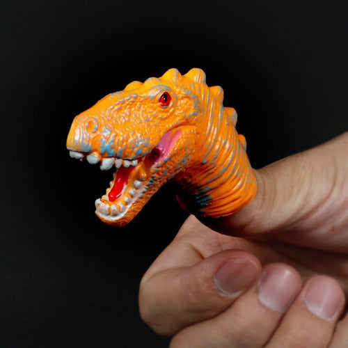 10 Marionetas De Dedo De Baño De Animales Dinosaurios