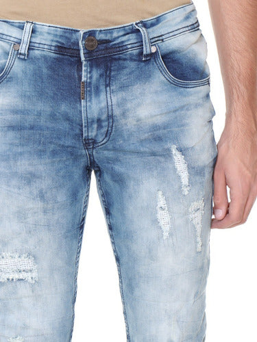 Jeans Pantalon De Hombre De Mezclilla Slim Fit