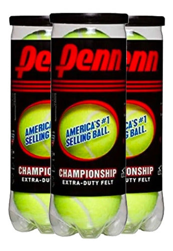 Penn Pelotas De Tenis Championship Tennis 9 Balls