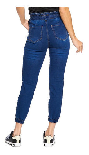 Jeans Mujer Moda Casual Resorte Mezclilla Cinturón Stone