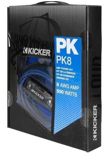 Kit De Cableado Amplificador Calibre 8 500w. Rms Kicker Pk8
