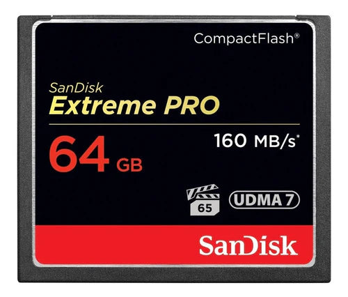 Memoria Compact Flash Sandisk Sdcfxps 64gb Vpg-65 Extreme P