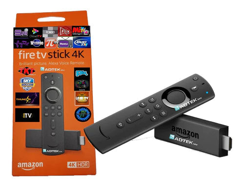 Amazon Fire Tv Stick 4k Alexa Firetv +1 Servicio Gratis