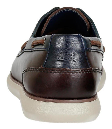 Zapato Confort Hombre Flexi Nogal 02503390 Piel