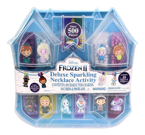 Disney Frozen 2 Collares Brillantes 10 Cordones 500 Cuentas