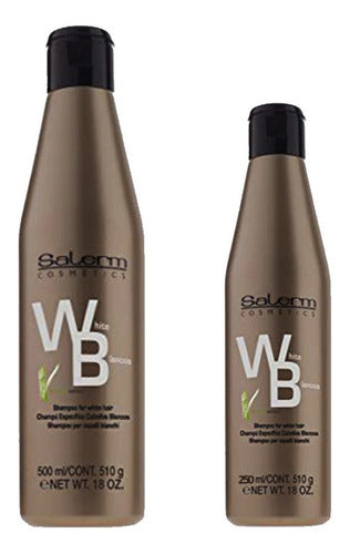 Salerm ® Shampoo Matizador Para Cabello Rubio Blanco 750ml Alarga La Vida Y Naturalidad Del Balayage Con Envio Gratis