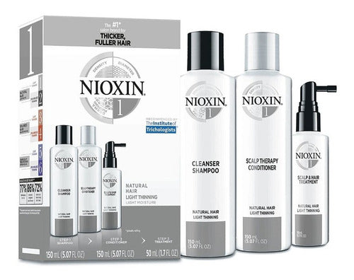 Nioxin 1 Kit Para Caída Del Cabello 3 Productos