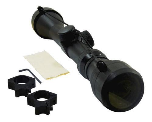 Mira Telescopica Ajustable Rifle Alto Poder 3-9x40 Monturas
