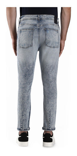 Jeans Skinny Estilo Tapered De Hombre C&a (3027523)