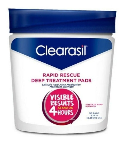 Clearasil Acne Rescate Rapido 4 Horas (90 Pads)