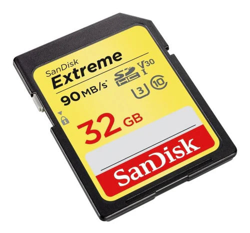 Memoria Flash Sandisk Extreme, 32gb Sdhc Uhs-i Clase 10