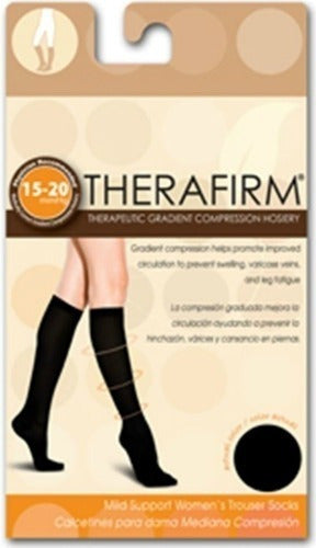 Calcetines Para Dama Therafirm 15-20 Mediana Compresión