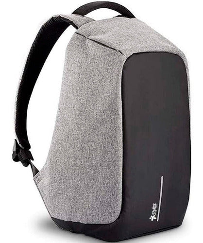 Mochila Laptop 15.6 Backpack Stylos Antirobo Cargador Usb