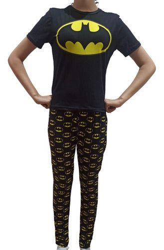 Pijama Para Dama Juvenil Batman Batgirl Superheroes