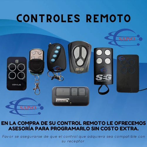 Control Remoto Original Motor Seg Porton Automatico