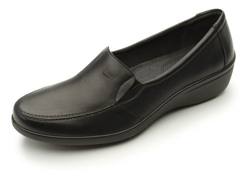 Calzado Zapato Dama Mujer Flexi 18112 Mocasin Confort Negro