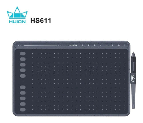 Tableta Digitalizadora Huion Hs611 Azul Espacial