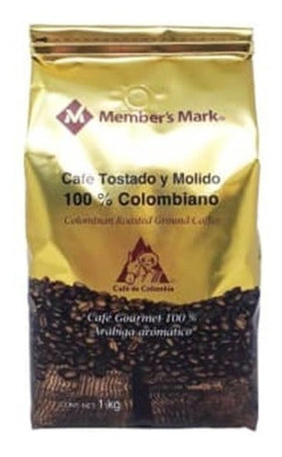 Café Tostado Y Molido Member's Mark 100% Colombiano [2 Kg]