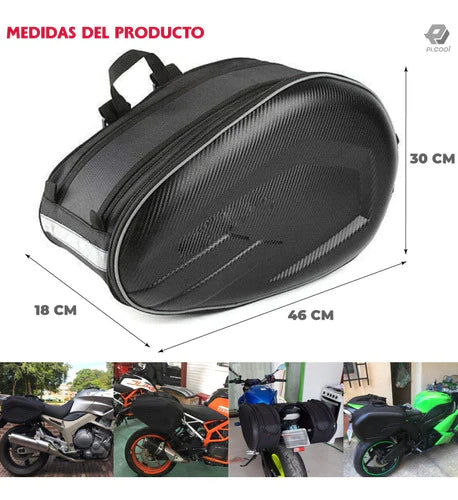 Alforjas Laterales Motocicleta Universal Impermeable Maletas