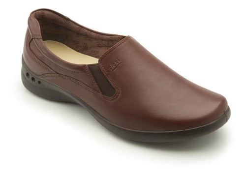 Calzado Zapato Dama Mujer Flexi 48301 Café Mocasin Confort