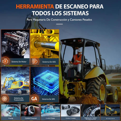 Escáner Ancel Hd3600 Para Camión Maquinaria De Construcción