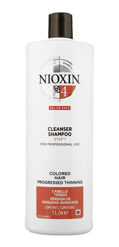 Nioxin Sist 4 Duo Shampoo Y Acondicionador 1 Litro C/u
