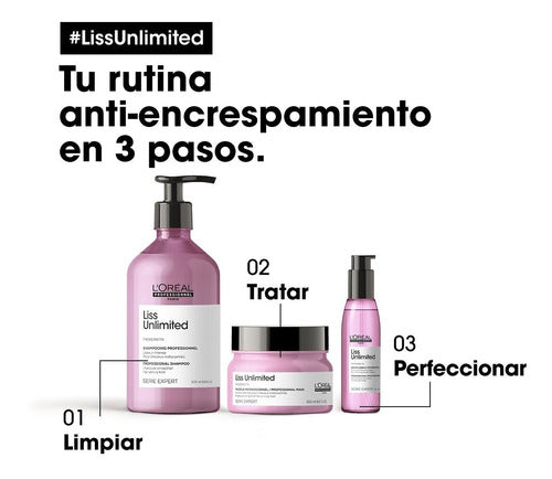 Aceite L´oreal Professionnel Liss Unlimited Antifrizz 125 Ml