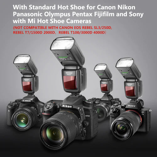 Speedlite Flash Neewer Con Pantalla Lcd Para Canon Nikon