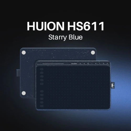Tableta Digitalizadora Huion Hs611 Azul Espacial
