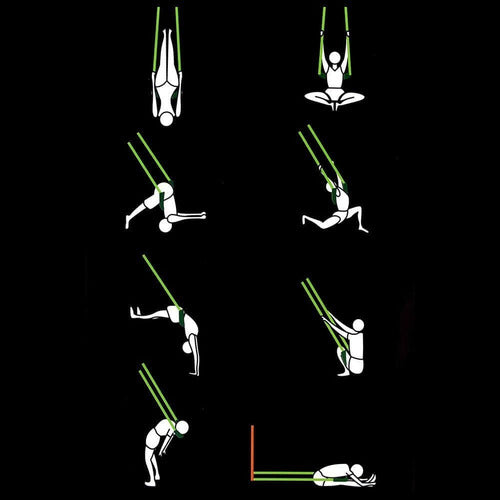 Yoga Correa Estiramiento Lumbar Piernas Puerta Flexibilidad