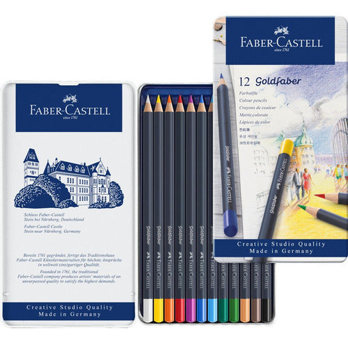 Faber-castell - Lapices De Color Para Arte Goldfaber X 12