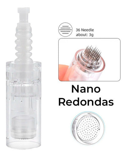 10 Agujas Nano Redondas Para Dermapen - Eye Du