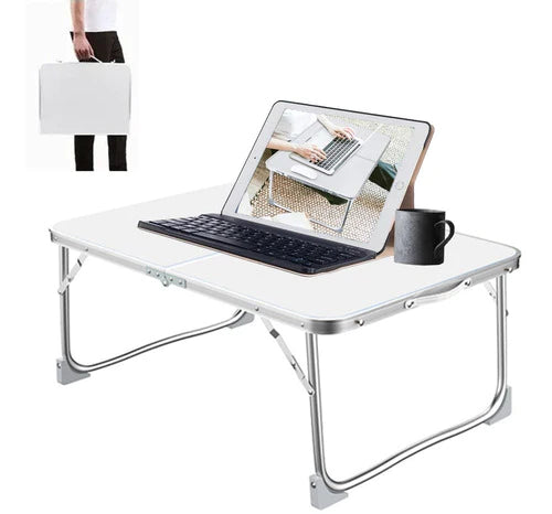 Mesa Cama Plegable Portátil Laptop Escritorio Sofá Aluminio