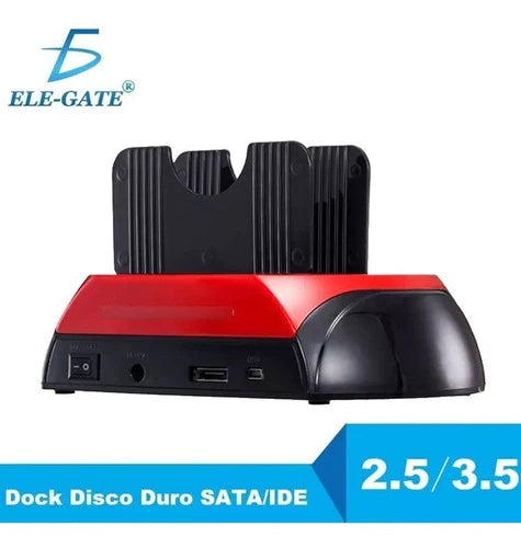 Case Dock Estación Disco Duro 2.5 3.5 Sata Ide Windows Mac