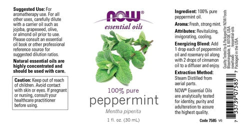 Aceite Esencial De Menta / Peppermint Oil 30 Ml