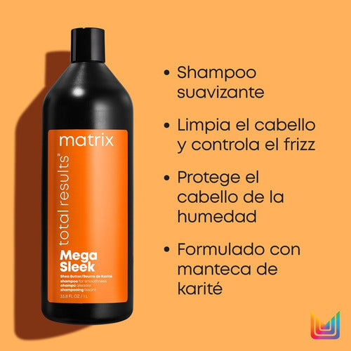 Shampoo Para Cabello Anti-frizz De Larga Duración 1 L Matrix