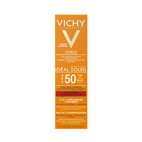 Protector Solar Vichy Ideal Soleil Anti-edad En Crema Fps50 X 50 ml
