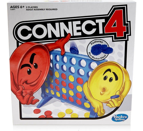Conecta 4 Juego De Mesa Original Con Comodín Hasbro Gaming