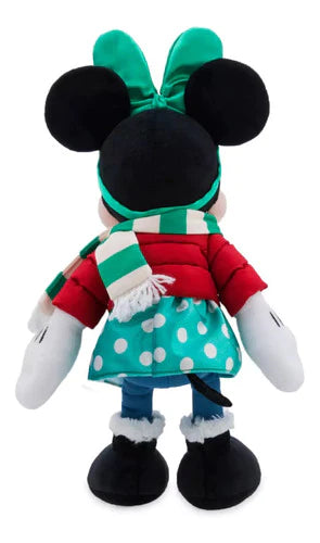 Disney Minnie Mouse Peluche Suave Navidad Invierno 35cm Mimi